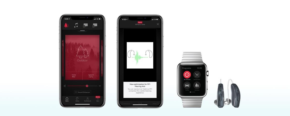 Smart 3D App für das ReSound ENZO Q Hörgerät