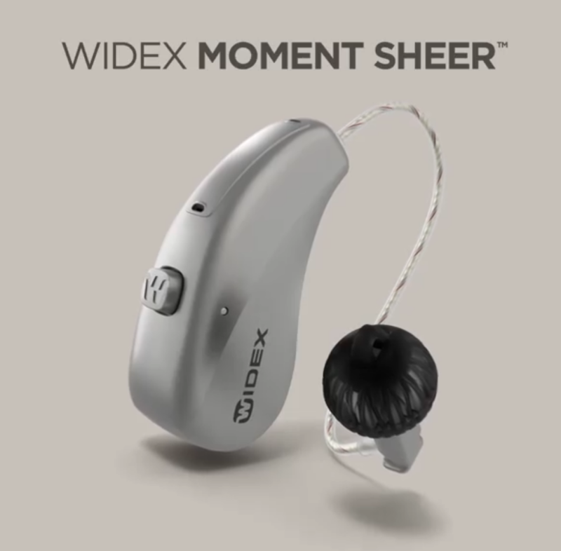 das neue Hörgerät Moment Sheer von WIDEX