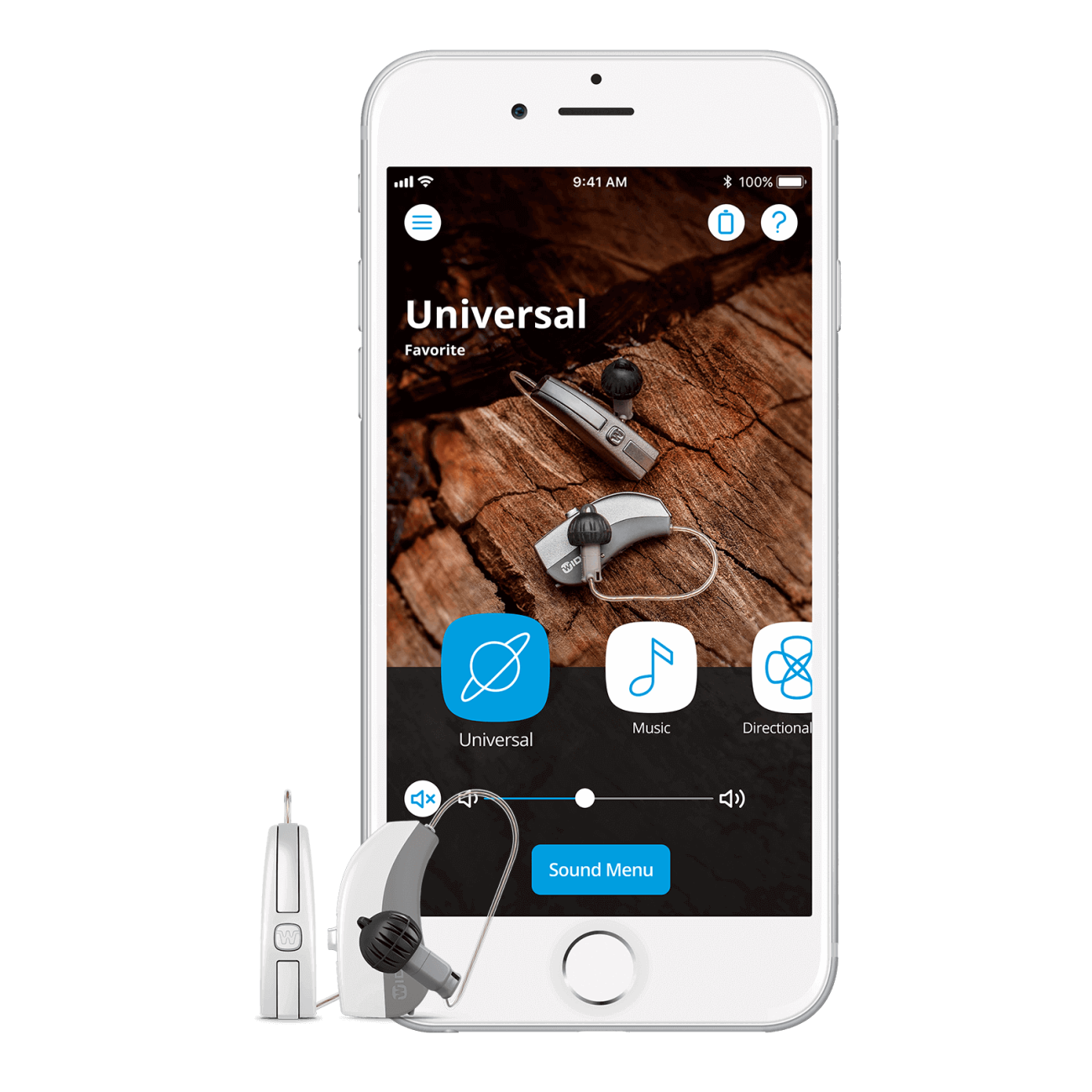 Widex Evoke Hörgerät mit iPhone App